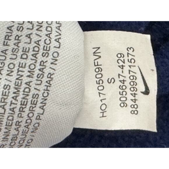 Nike Dri-Fit Pullover Hoodie Men’s Small Blue With Flaw - Picture 6 of 6